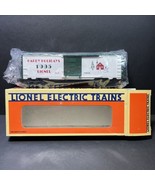 LIONEL 19938 O GAUGE CHRISTMAS BOXCAR FROM 1995! SEASONS GREETINGS-WITH ... - €30,62 EUR