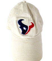 NFL Houston Texans Adjustable Beige Cap Embroidered - £11.48 GBP