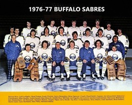 1976-77 BUFFALO SABRES TEAM 8X10 PHOTO HOCKEY PICTURE NHL - $4.94