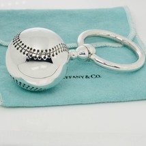 Tiffany &amp; Co Baby Rattle Baby Boy Baseball in Silver Perfect for Engraving - $425.00
