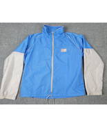 New Balance Windbreaker Women&#39;s L Blue Vintage Y2K Pullover Full Zip Jacket - $284.42 MXN