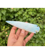 6&quot; Large Opalite Crystal Arrowhead, Opal Spearhead, Gemstone Handcrafted... - $471.36 MXN