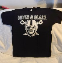 Skull Football Helmet Sword Silver And Black T-SHIRT Shirt - £9.00 GBP+