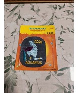 Vintage 70’s Iron On Denim Repair patch AQUARIUS Zodiac SEALED NEW - $14.97 CAD