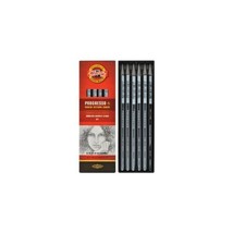 KOH-I-NOOR Progresso Woodless Graphite Pencil Set (Set of 6)  - £17.22 GBP