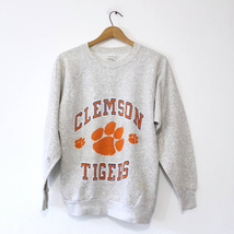 Vintage Clemson University Tigers Sweatshirt Large - £60.47 GBP
