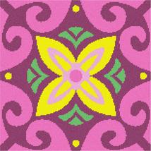 Pepita Motif Square 1 Needlepoint Canvas - $100.00+