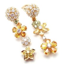 Authentic! Van Cleef &amp; Arpels Folies des Pres 18k Gold Diamond Sapphire ... - £43,863.01 GBP