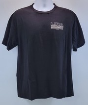 QQ) LIRA Manufacturing Men Clothing Black Short Sleeve T-Shirt XL - $9.89