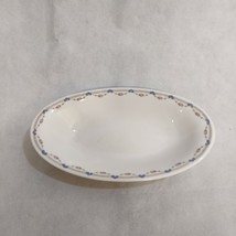 Royal Bayreuth ROB183 Oval Bowl 9&quot; Swag Roses Blue Flowers - £15.69 GBP