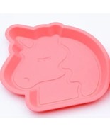 Your Zone ~ 4-Piece Set ~ Kids Dinnerware ~ Pink Plastic ~ 10&quot; Unicorn P... - £17.67 GBP