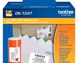 Brother Genuine DK-1247 Die-cut Large Shipping White Paper Labels for Br... - £35.17 GBP