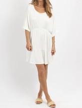 Beeson River french terry coverup dress in IVORY - £25.41 GBP