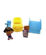 Dora The Explorer Let&#39;s Go  Adventures With Tico  2004 Mattel 2&quot; Figures - $11.95