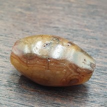 Antica perla di agata himalayana JNT-S4 - $1,061.76 MXN