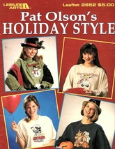 Leisure Arts #2652- Pat Olson&#39;s Holiday Style 8 Designs for Counted Cros... - £4.18 GBP