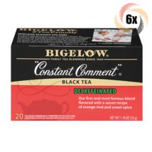 6x Boxes Bigelow Constant Comment Decaffeinated Black Tea | 20 Per Box | 1.18oz - £28.00 GBP