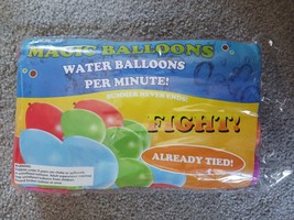 JOLO MAGIC BALLOONS 144 already tied fills in minutes new in package - £3.89 GBP