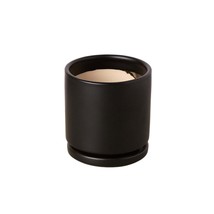 Kalan Premium Black Cylinder Pots, 4 & 6 Inch, Drip Tray, Indoor Plants Garden - $1,744.85 MXN