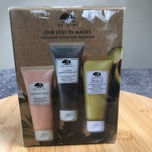 Origins Best In Masks 3 Piece Set Exclusive 2.5oz NEW! SEALED! For Travelers  - £17.35 GBP