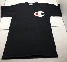 Vintage Champion Men&#39;s Black Size Large Tee T Shirt Rare Tag 80&#39;s?  - £24.98 GBP