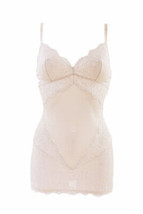 L&#39;AGENT BY AGENT PROVOCATEUR Damen Slip-Kleid Scheir Spitze Weiß Größe S - £72.30 GBP