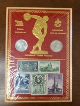 Vatican Souvenir Coin And Stamps Set 1953/1959 10, Coins Of The Vatican  - $27.10