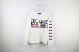 Vintage 90s Lugz Jeans Mens Small Boxy Fit Spell Out Long Sleeve T-Shirt... - $44.50
