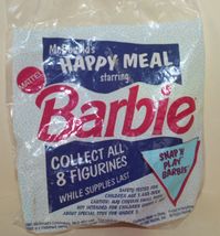 1992 McDonalds Barbie Snap &#39;n Play Barbie in Package - £3.29 GBP