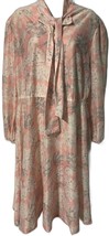 Vintage Women’s Ashboro Originals Pink Floral Easter Dress - £11.63 GBP