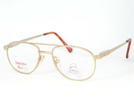 New Paddington Bear PB6 Mg Matte Gold Eyeglasses Glasses Frame 43-15-125mm - £25.24 GBP