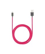 New iHome Micro USB 2.0 Cable Nylon Charge &amp; Sync Cable Pink 5 ft. - £6.98 GBP