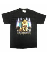 Vintage 90s Adult L MGM Casino Las Vegas Lion Graphic Logo Black Tshirt New - £31.69 GBP