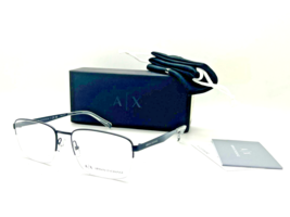 NEW Armani Exchange AX 1053 6099 MATTE BLUE Eyeglasses 56-18-145mm - £49.29 GBP