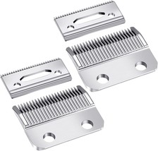 Mudder 2 Sets Professional Replacement Clipper Blades, 2 Holes, Silver - $35.97