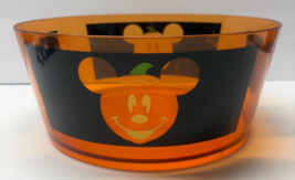 Disney Mickey Halloween VINTAGE Bat Pumpkin Candy Bowl - $647.74 MXN