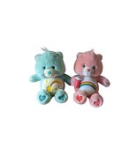 2003 Cheer Bear and Wish Bear 13&quot; Sing-A-Long Care Bears Pre-owned Working  - $79.08 CAD