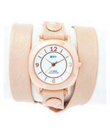La Mer Pearl Odyssey w/ Gold Rivets Wrap Watch - £62.35 GBP