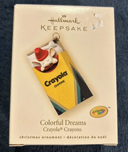 Hallmark Keepsake 2007 Christmas Ornament Colorful Dreams Mouse Crayola Crayons - £6.85 GBP