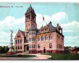 City Hall Building Williamsport Pennsylvana PA DB Postcard S7 - $2.92