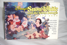 Disney’s Snow White and the Seven Dwarfs Postcard Book First Edition Nea... - $28.79