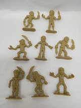 Set Of (8) Zombie Pirate Figures 2&quot; - £9.23 GBP