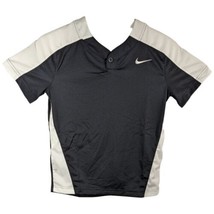 Boys Black Baseball Practice Shirt Kids Youth Size M Medium Nike Dri Fit... - $25.04