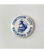Vintage Junction City Kentucky Ky Railroad Days Pinback Button Badge 2 1/4&quot; - $9.47