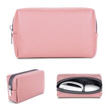 Electronic Organizer Mouse Power Bank Cable Storage Bag Waterproof Leath... - $7.82