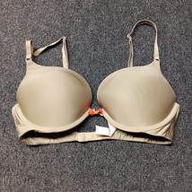 Victoria Secret Bra Women 32D Green Underwired Push Up - $15.78