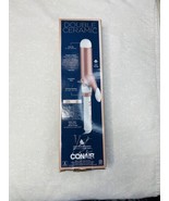 Conair Ceramic Curling Wand Hair Iron Curler Double Ceramic  Beauty Styl... - £8.98 GBP