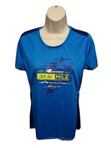 2017 New Balance NYRR 5th Ave Mile Run for Life Womens Medium Blue Jersey - £14.02 GBP