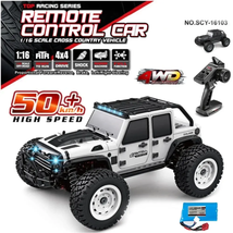 Fast Rc Cars 50Km/H 1/16 off Road 4WD with LED Headlights,2.4G Waterproo... - £76.72 GBP+