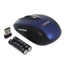 Raygo® Wireless Optical Mouse - 2.4GHz, 6 Buttons, Blue, 1600 DPI - R12-43093 - £7.99 GBP